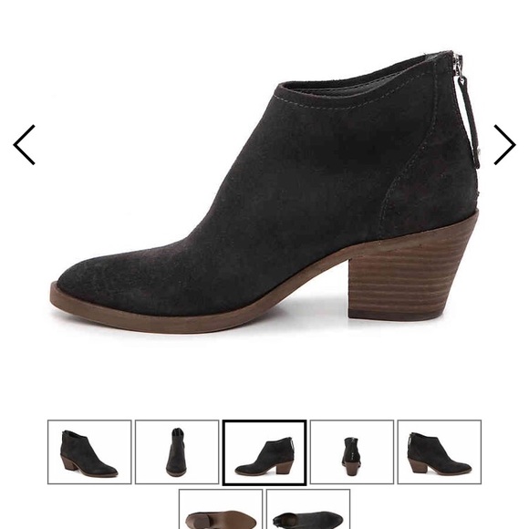 Dolce Vita Suede Ankle Boots Gray - Picture 2 of 6